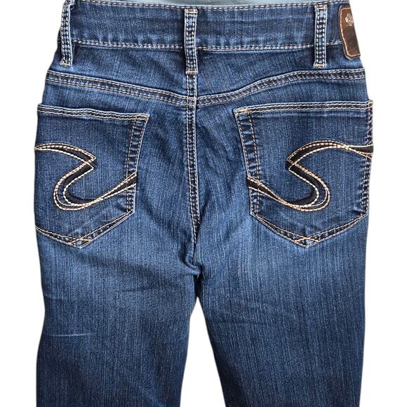 Silver Jeans Womens Crop Jeggings Size 30 Medium Wash Blue Denim Stretch‎ Casual - Picture 8 of 10